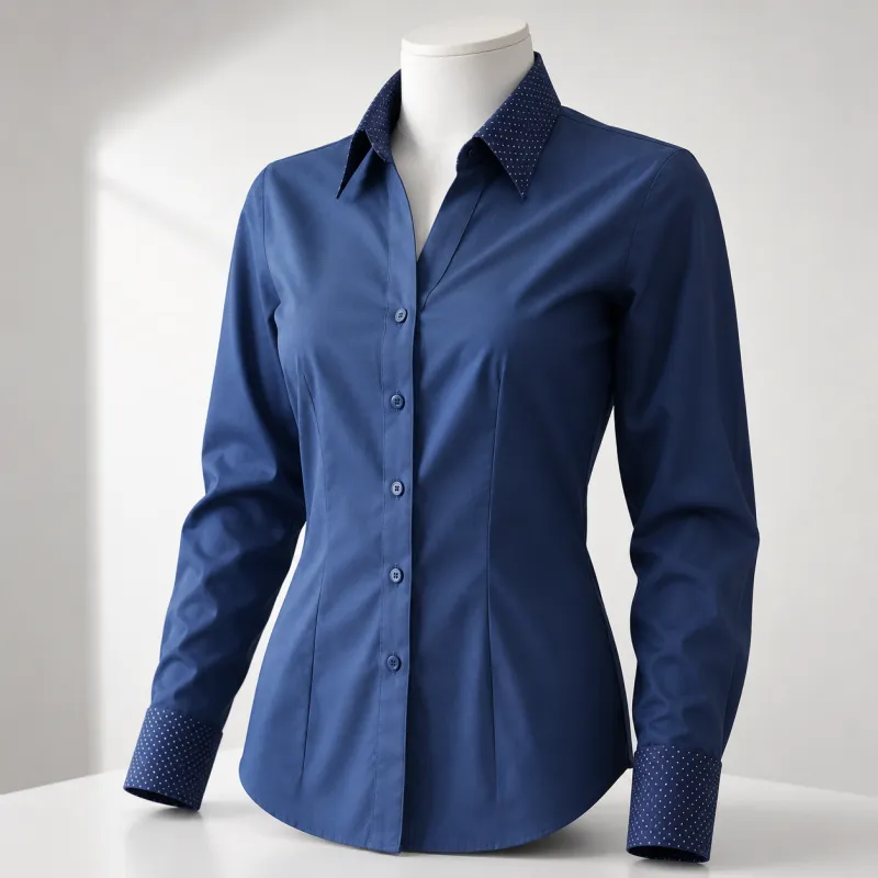 Chemisier femme jean motifs