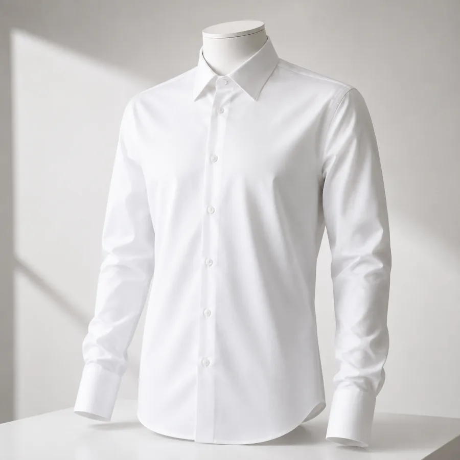 Classic white shirt — chemise sur mesure homme Empreinte-Moi