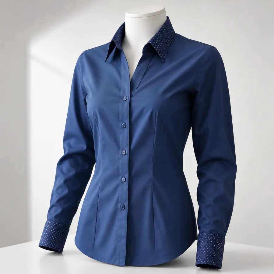 Denim shirt patterns — chemise sur mesure femme Empreinte-Moi